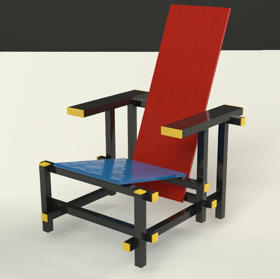 RD725 – Red-Blue by Gerrit Rietveld (1919) – Bouwstone.nl